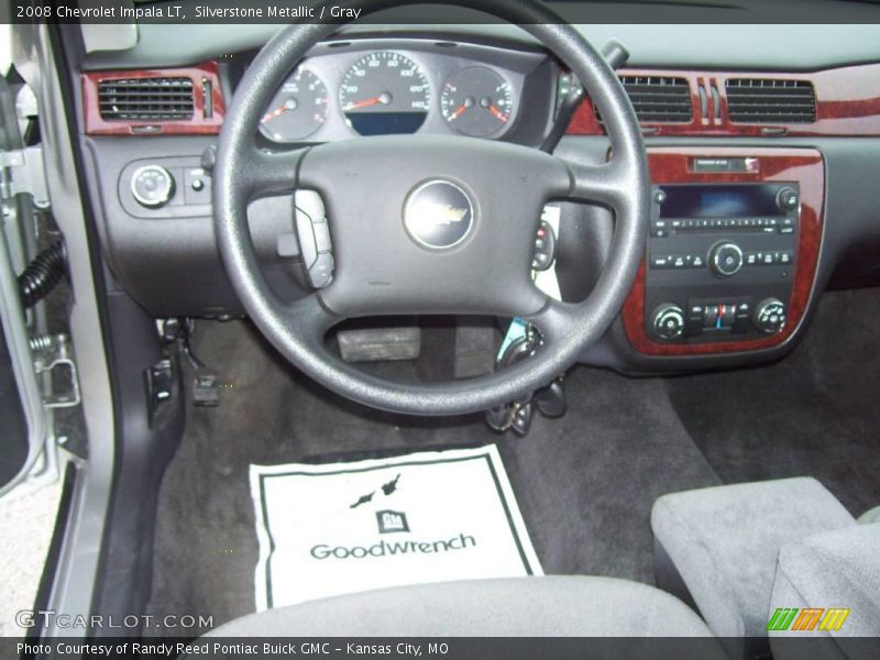 Silverstone Metallic / Gray 2008 Chevrolet Impala LT