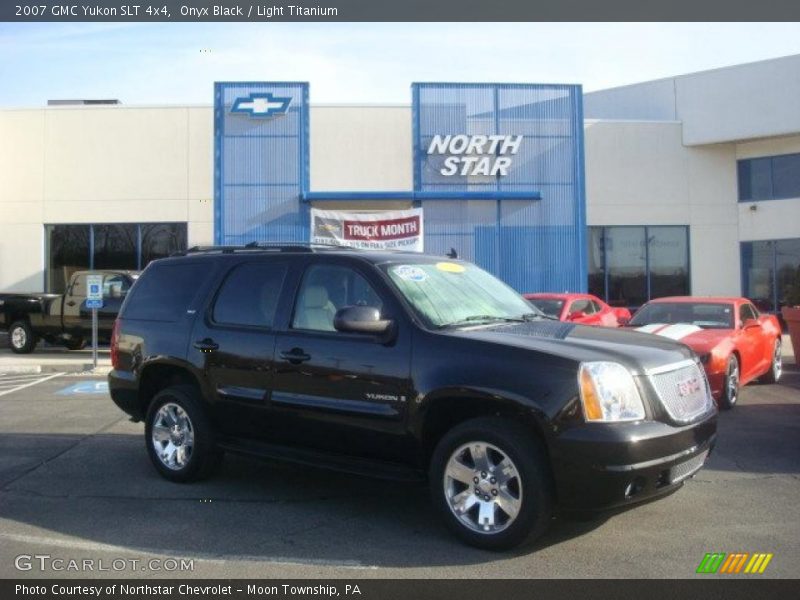 Onyx Black / Light Titanium 2007 GMC Yukon SLT 4x4