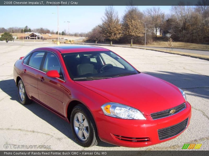 Precision Red / Gray 2008 Chevrolet Impala LT