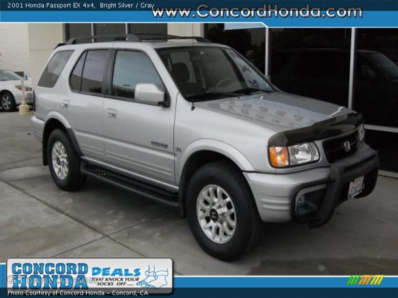 Bright Silver / Gray 2001 Honda Passport EX 4x4