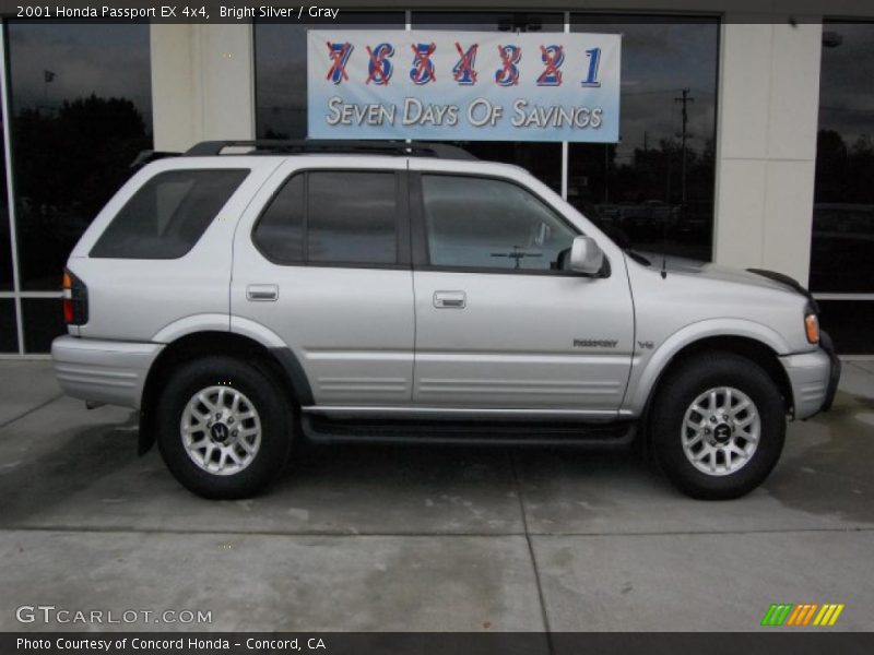 Bright Silver / Gray 2001 Honda Passport EX 4x4