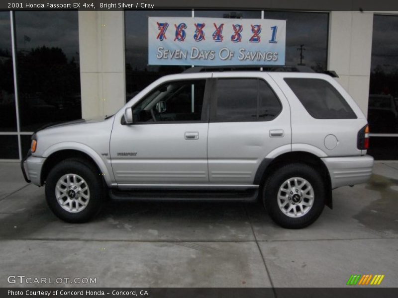 Bright Silver / Gray 2001 Honda Passport EX 4x4