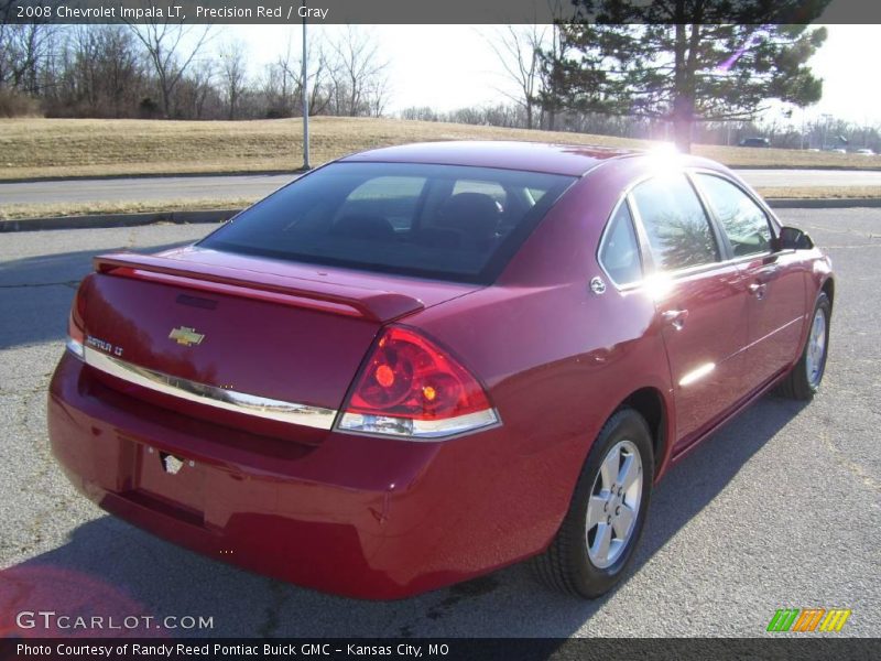 Precision Red / Gray 2008 Chevrolet Impala LT