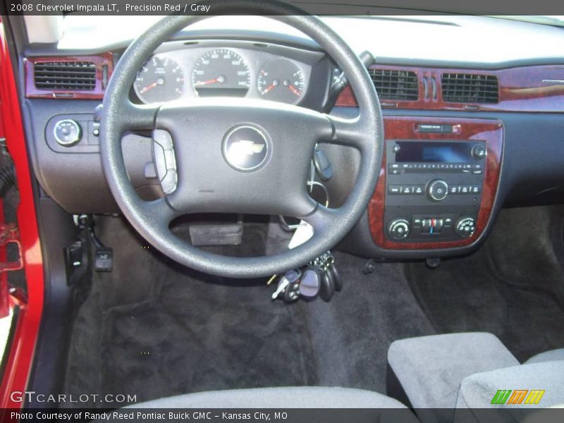 Precision Red / Gray 2008 Chevrolet Impala LT