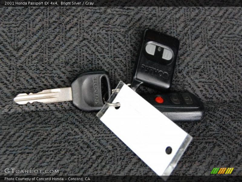 Bright Silver / Gray 2001 Honda Passport EX 4x4