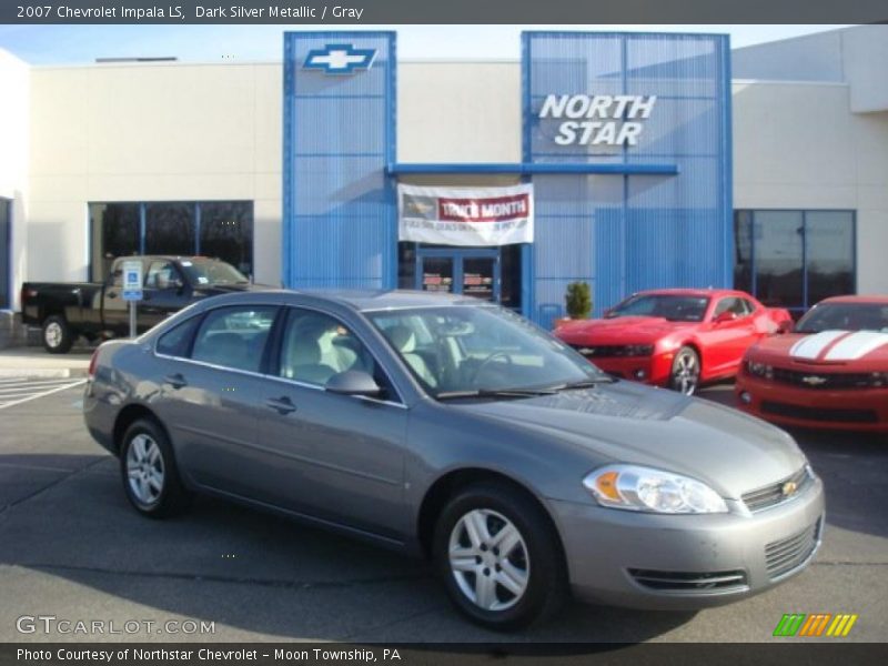 Dark Silver Metallic / Gray 2007 Chevrolet Impala LS