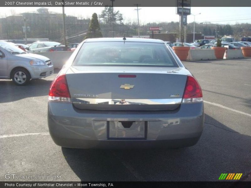 Dark Silver Metallic / Gray 2007 Chevrolet Impala LS