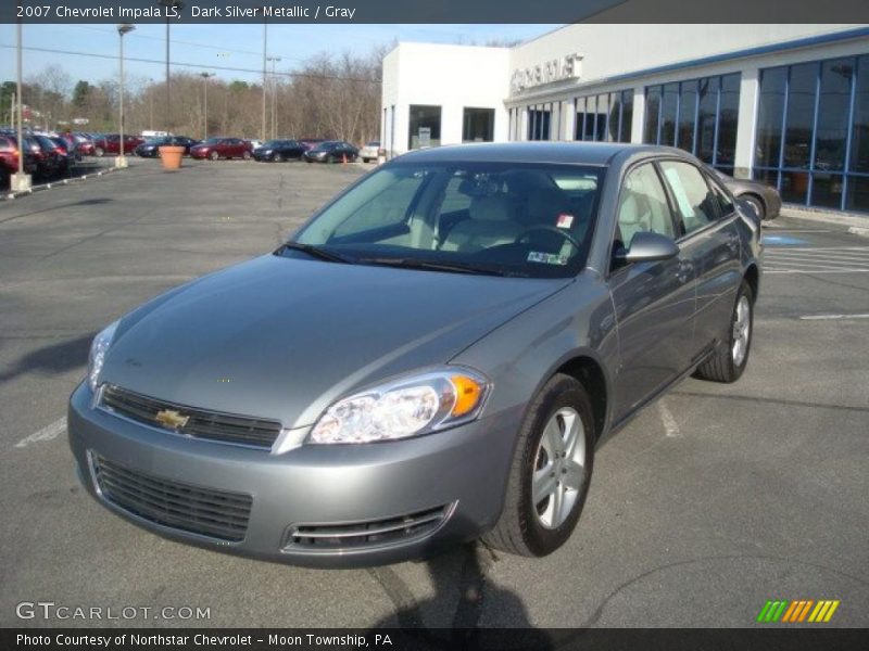 Dark Silver Metallic / Gray 2007 Chevrolet Impala LS
