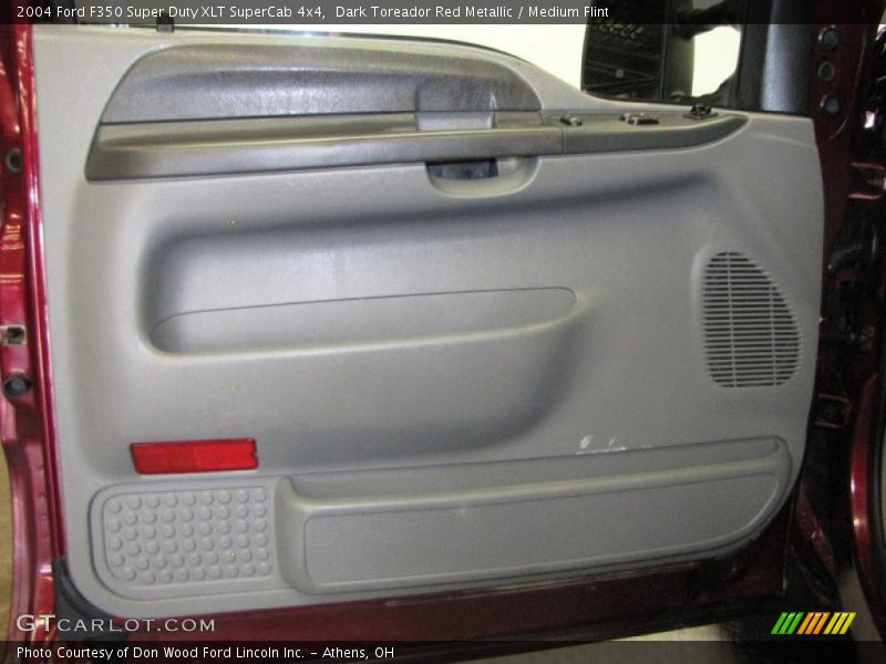 Dark Toreador Red Metallic / Medium Flint 2004 Ford F350 Super Duty XLT SuperCab 4x4