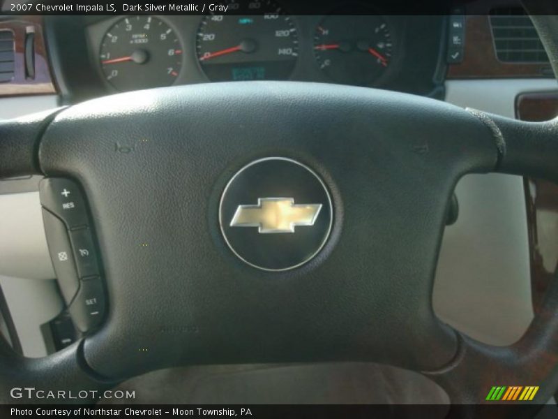 Dark Silver Metallic / Gray 2007 Chevrolet Impala LS