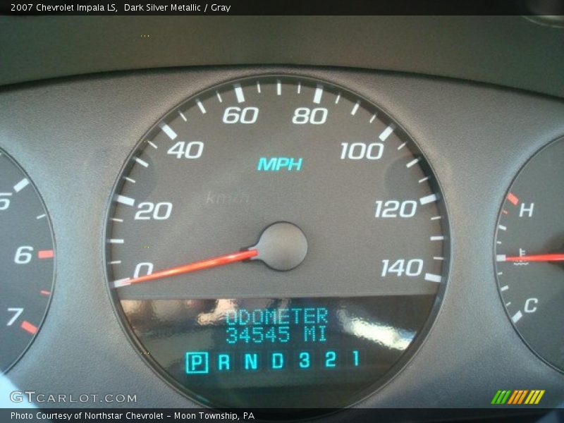 Dark Silver Metallic / Gray 2007 Chevrolet Impala LS