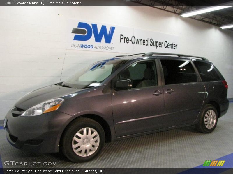 Slate Metallic / Stone 2009 Toyota Sienna LE