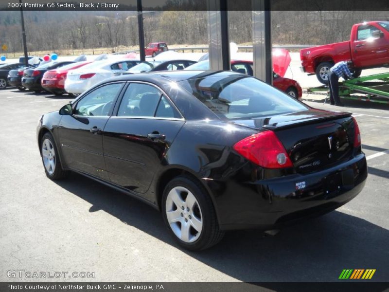 Black / Ebony 2007 Pontiac G6 Sedan
