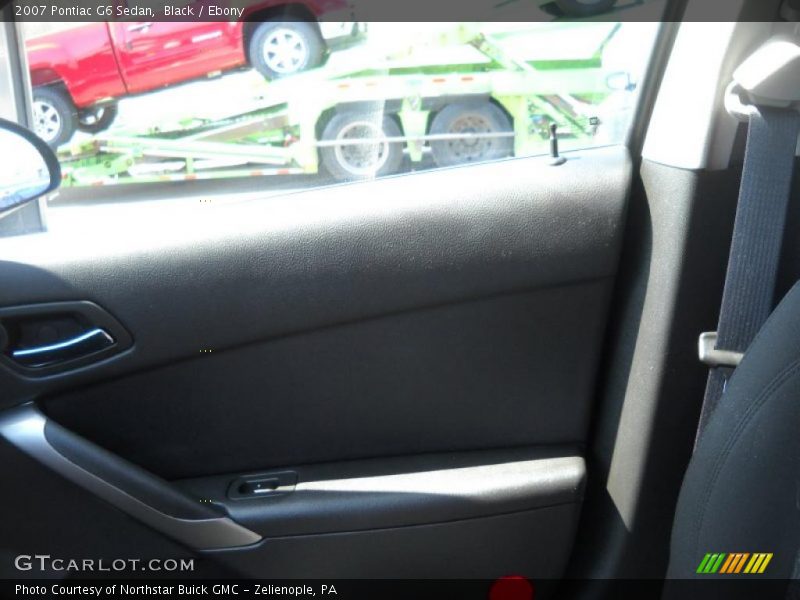 Black / Ebony 2007 Pontiac G6 Sedan