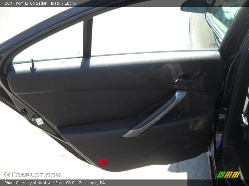 Black / Ebony 2007 Pontiac G6 Sedan