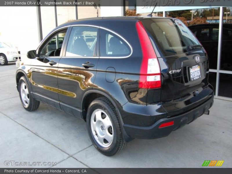 Nighthawk Black Pearl / Black 2007 Honda CR-V LX