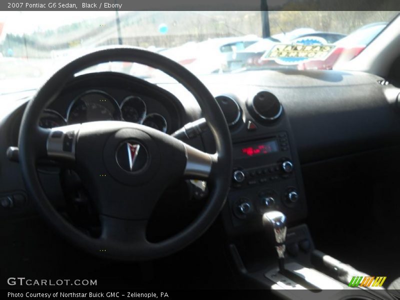 Black / Ebony 2007 Pontiac G6 Sedan