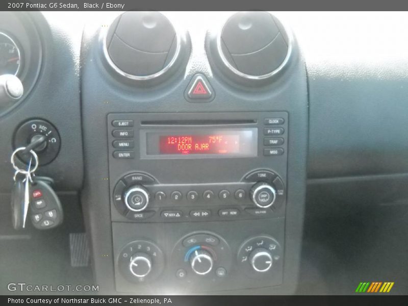 Black / Ebony 2007 Pontiac G6 Sedan