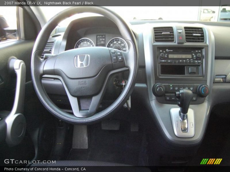 Nighthawk Black Pearl / Black 2007 Honda CR-V LX