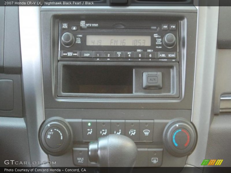 Nighthawk Black Pearl / Black 2007 Honda CR-V LX
