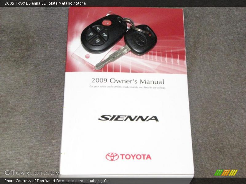 Slate Metallic / Stone 2009 Toyota Sienna LE