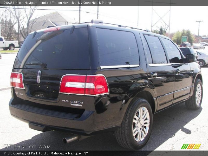 Black / Stone/Black Piping 2008 Lincoln Navigator Limited Edition 4x4