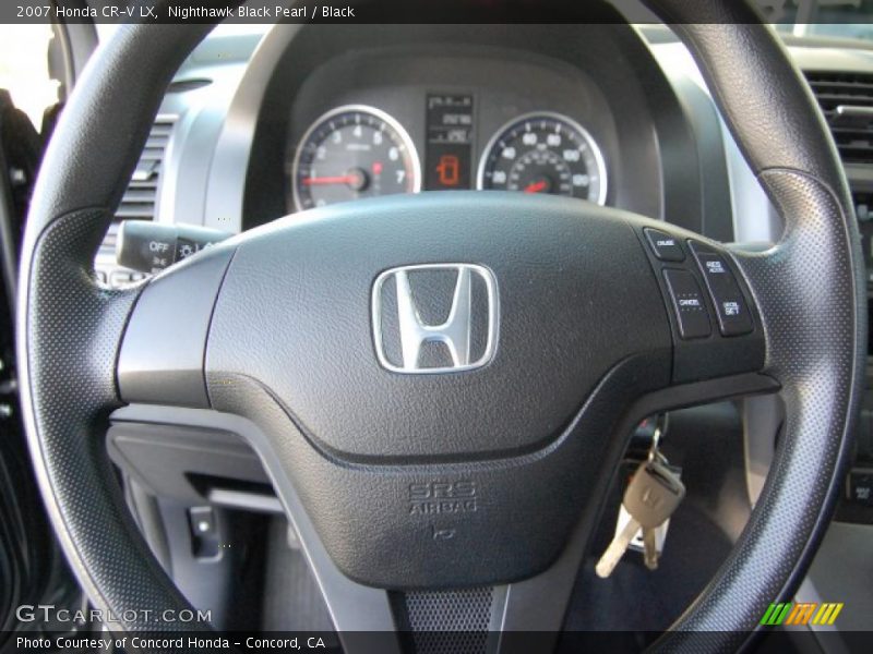 Nighthawk Black Pearl / Black 2007 Honda CR-V LX