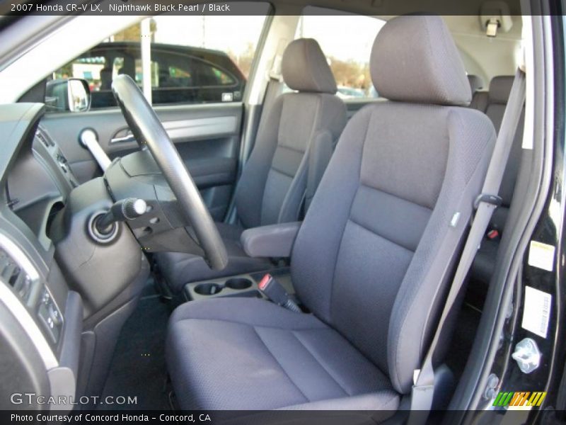 Nighthawk Black Pearl / Black 2007 Honda CR-V LX