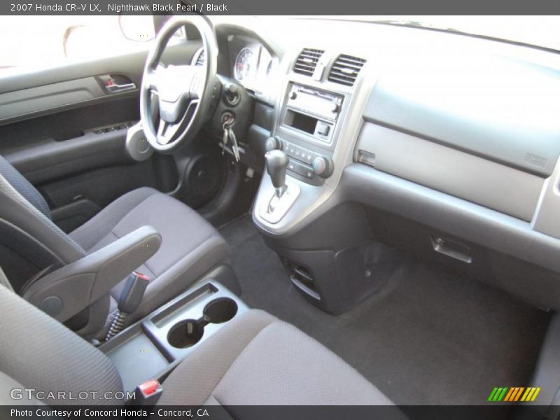 Nighthawk Black Pearl / Black 2007 Honda CR-V LX