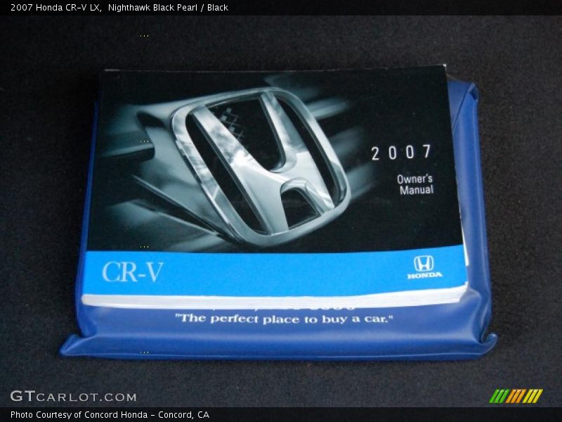 Nighthawk Black Pearl / Black 2007 Honda CR-V LX