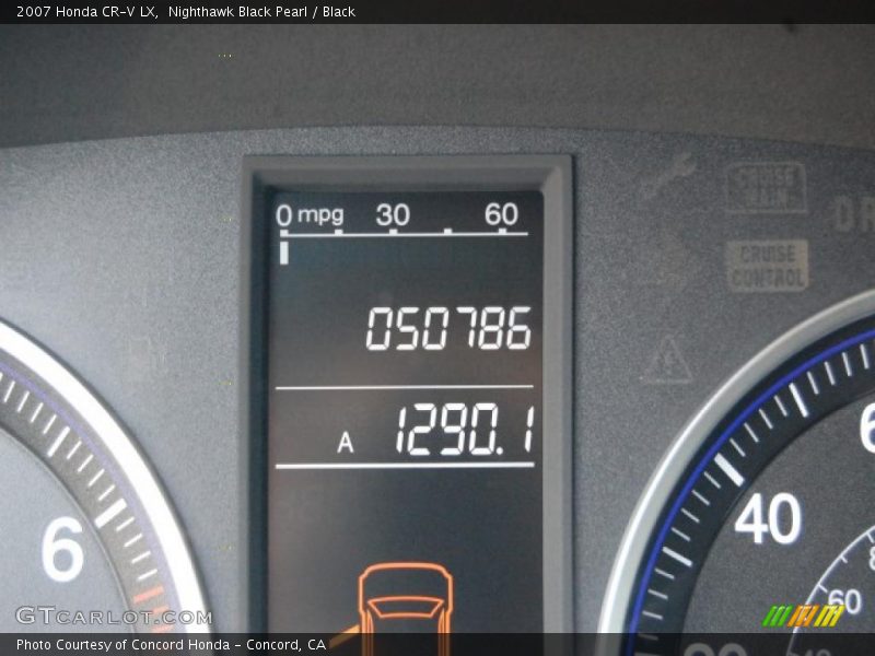 Nighthawk Black Pearl / Black 2007 Honda CR-V LX