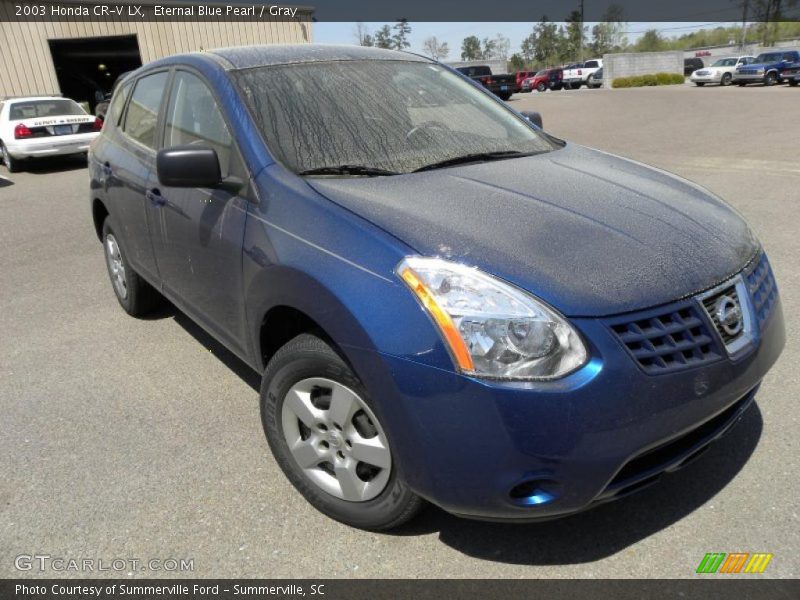 Eternal Blue Pearl / Gray 2003 Honda CR-V LX