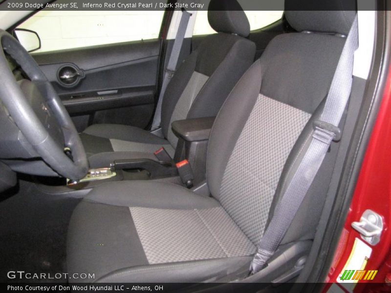 Inferno Red Crystal Pearl / Dark Slate Gray 2009 Dodge Avenger SE