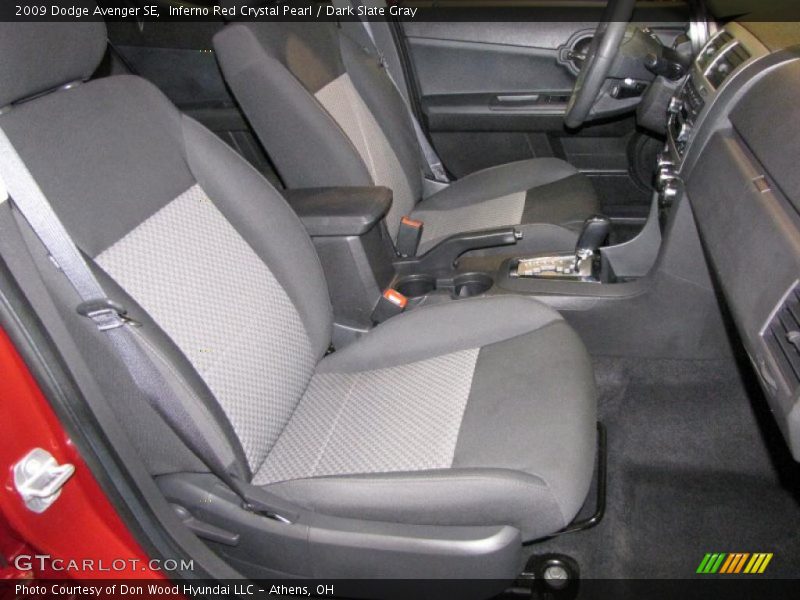 Inferno Red Crystal Pearl / Dark Slate Gray 2009 Dodge Avenger SE