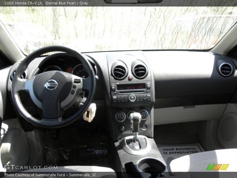 Eternal Blue Pearl / Gray 2003 Honda CR-V LX