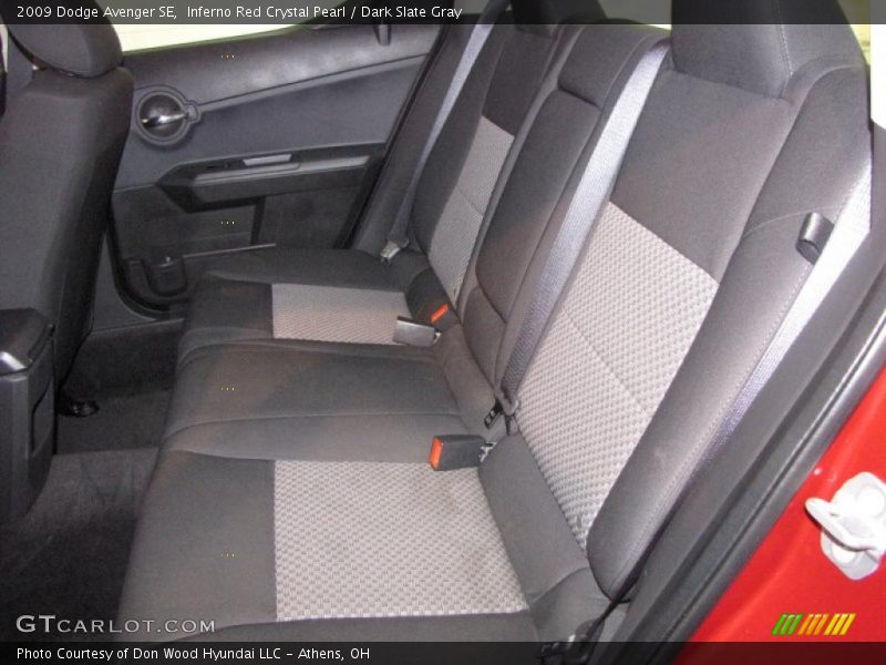 Inferno Red Crystal Pearl / Dark Slate Gray 2009 Dodge Avenger SE