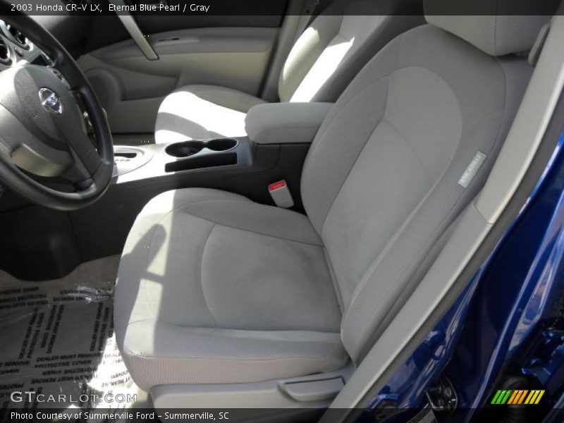 Eternal Blue Pearl / Gray 2003 Honda CR-V LX