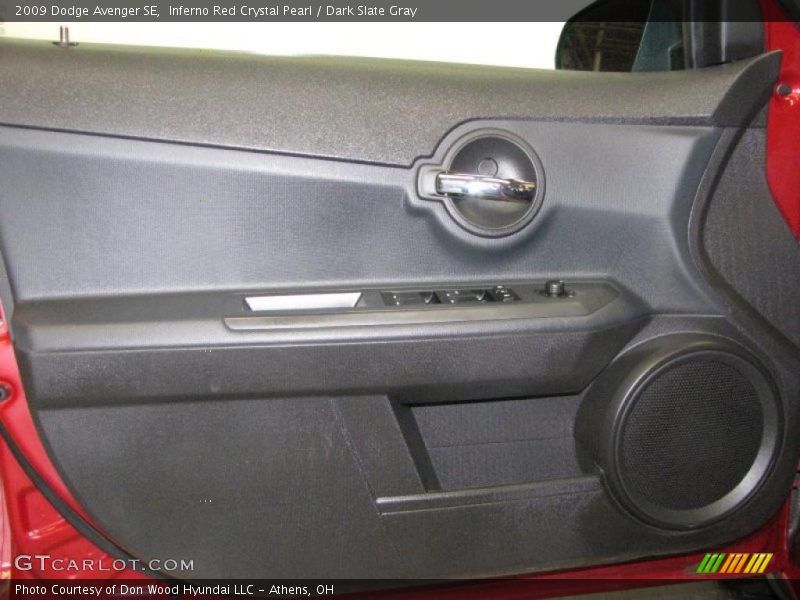 Inferno Red Crystal Pearl / Dark Slate Gray 2009 Dodge Avenger SE