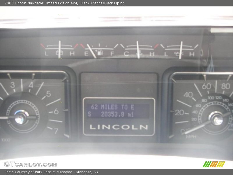 Black / Stone/Black Piping 2008 Lincoln Navigator Limited Edition 4x4