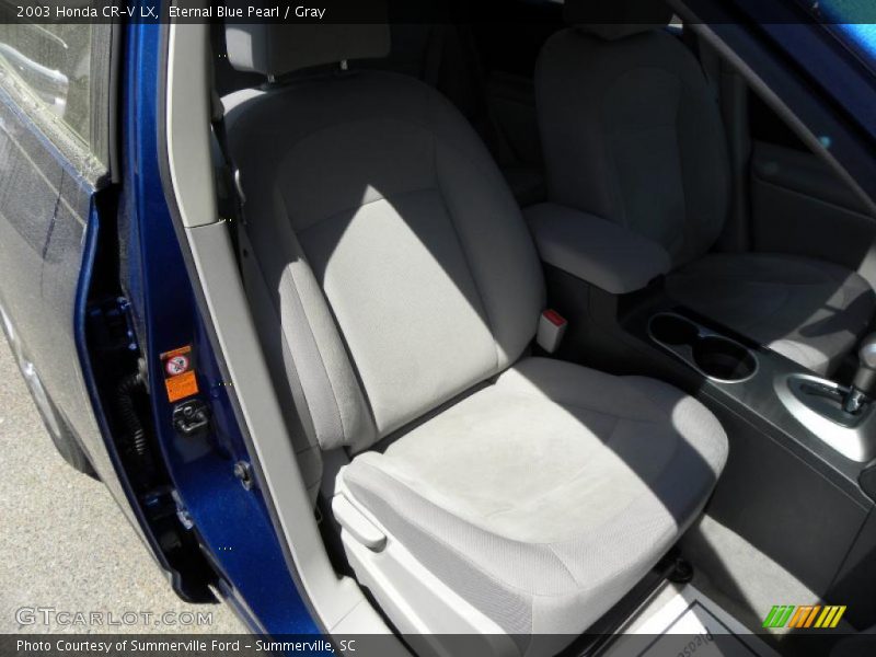 Eternal Blue Pearl / Gray 2003 Honda CR-V LX