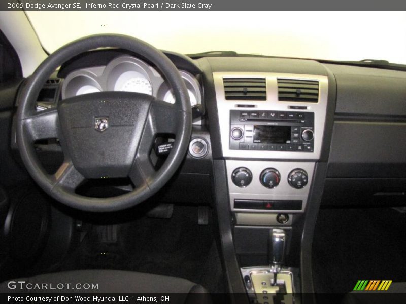 Inferno Red Crystal Pearl / Dark Slate Gray 2009 Dodge Avenger SE