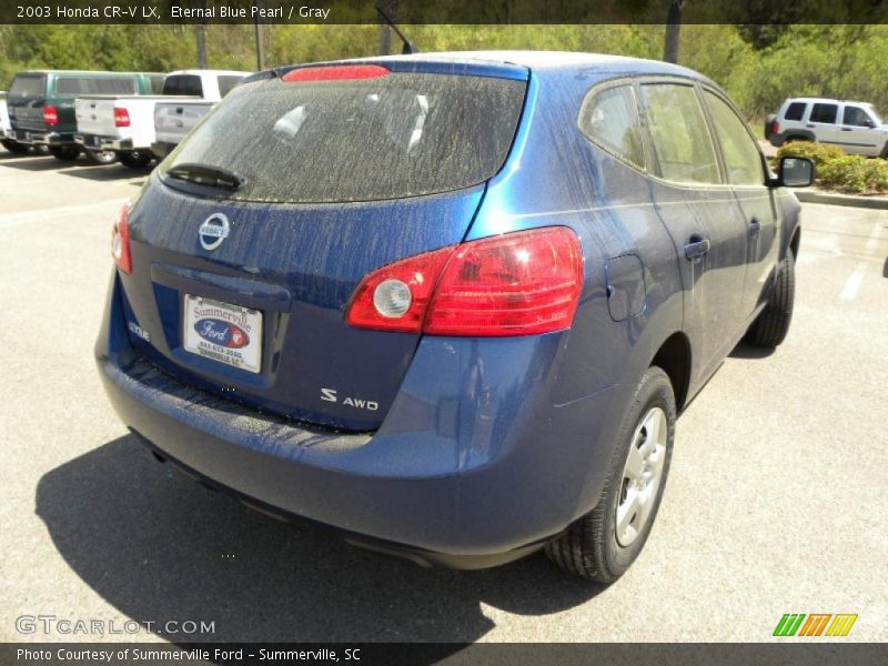 Eternal Blue Pearl / Gray 2003 Honda CR-V LX