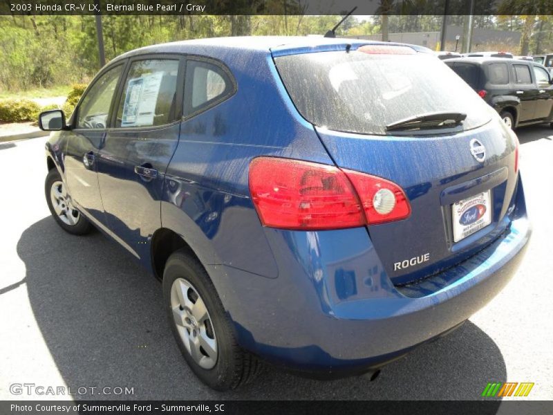 Eternal Blue Pearl / Gray 2003 Honda CR-V LX