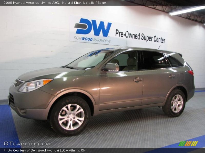 Natural Khaki Metallic / Beige 2008 Hyundai Veracruz Limited AWD