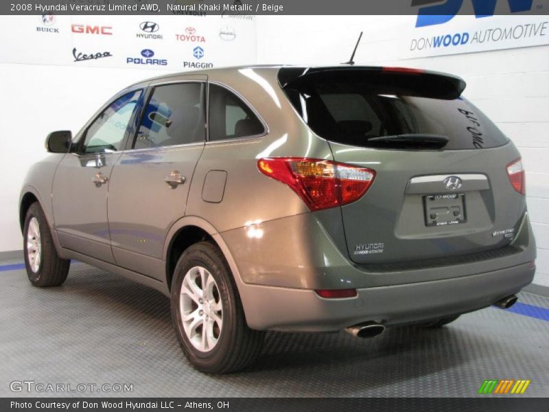 Natural Khaki Metallic / Beige 2008 Hyundai Veracruz Limited AWD