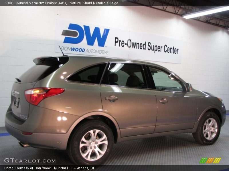 Natural Khaki Metallic / Beige 2008 Hyundai Veracruz Limited AWD