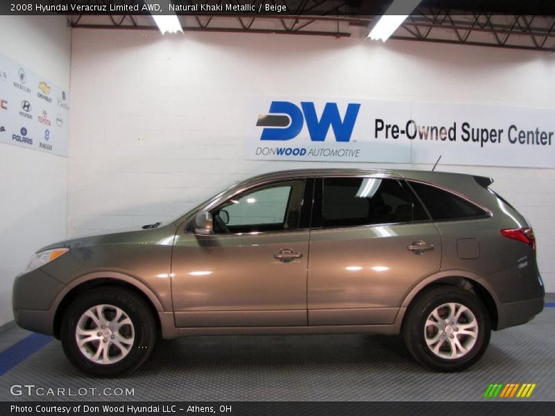 Natural Khaki Metallic / Beige 2008 Hyundai Veracruz Limited AWD