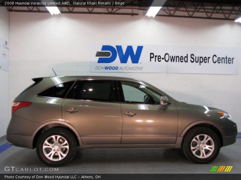 Natural Khaki Metallic / Beige 2008 Hyundai Veracruz Limited AWD