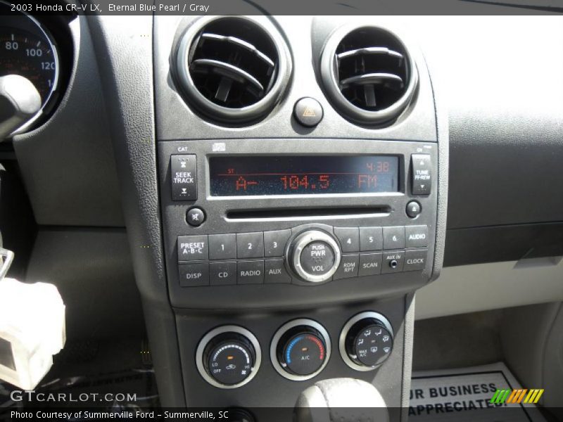 Eternal Blue Pearl / Gray 2003 Honda CR-V LX