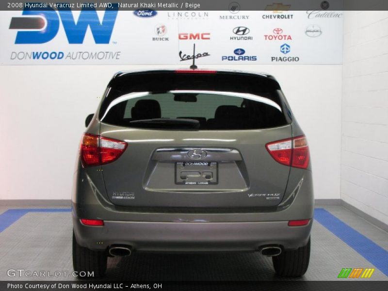 Natural Khaki Metallic / Beige 2008 Hyundai Veracruz Limited AWD